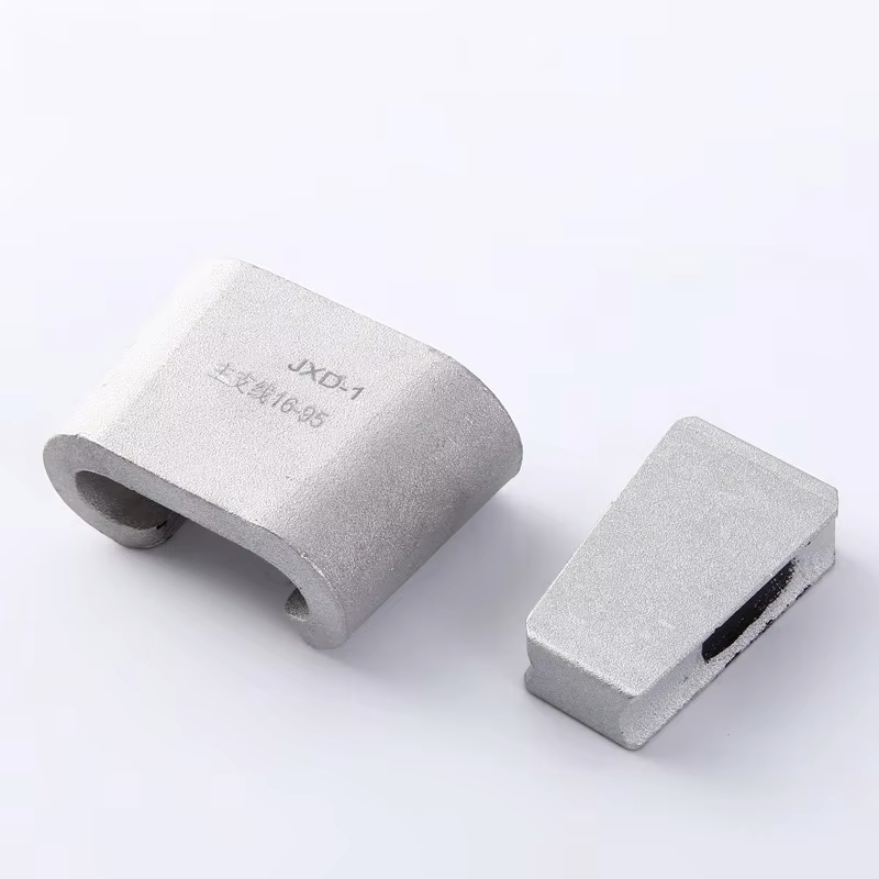 Strain Clamp and Insulation Cover(wedge type) JXD Series Silver Aluminum Alloy Unmagnetic Outdoor